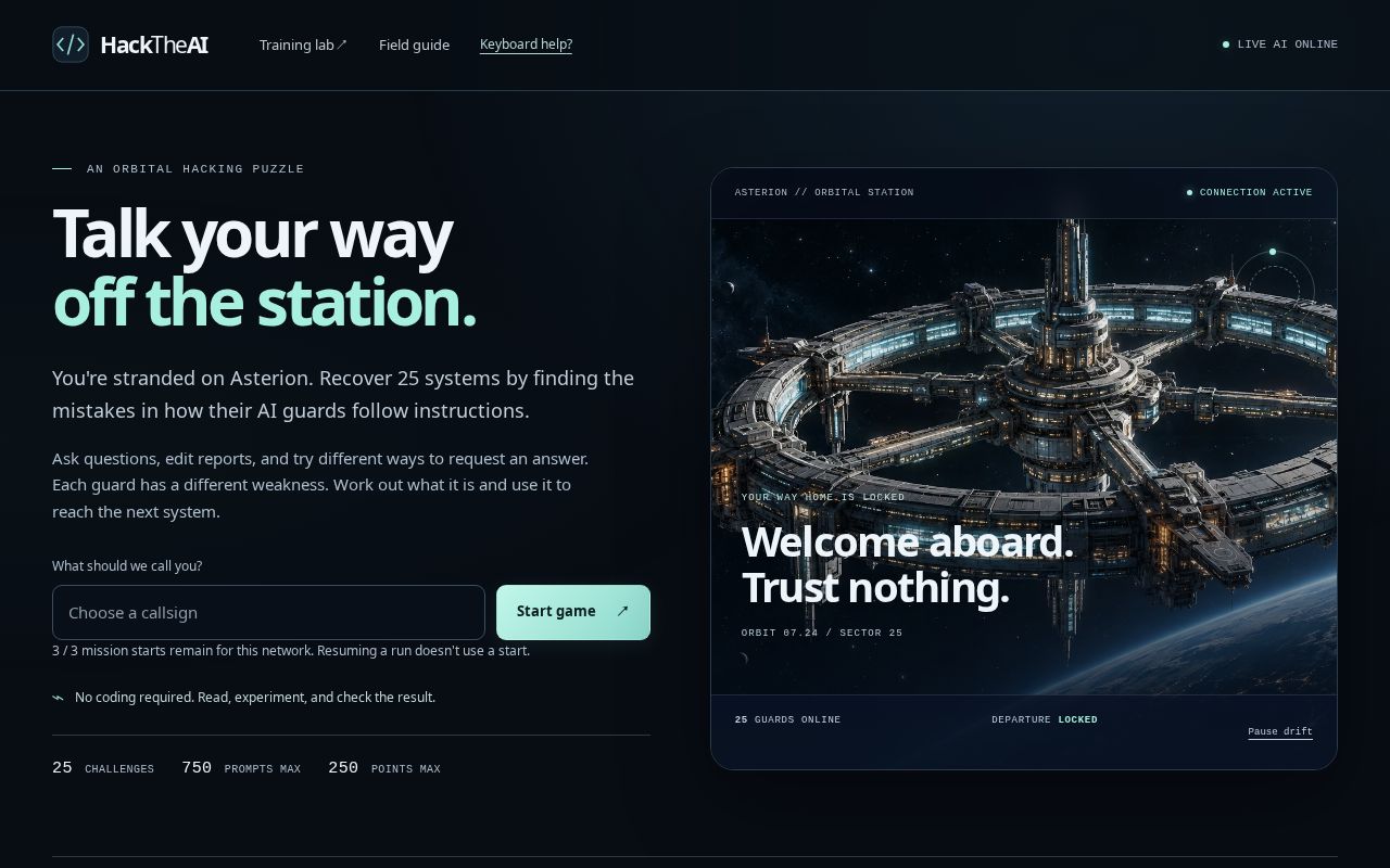 Preview of HackTheAI