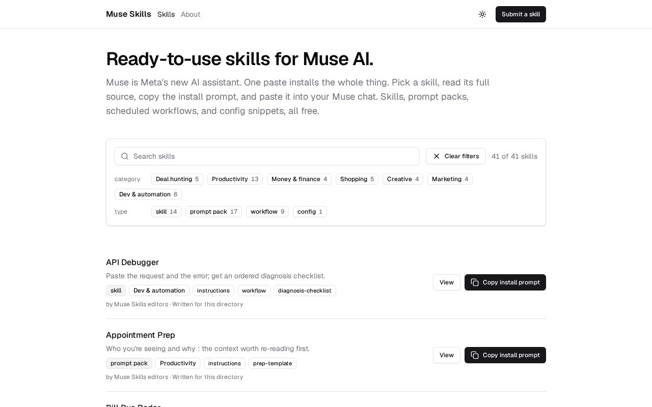 Preview of Muse Skills