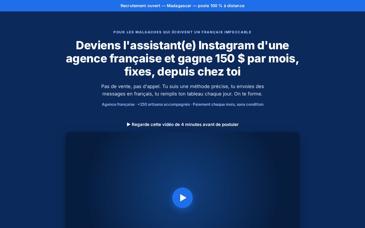 Preview of Payment Flow Recrutement