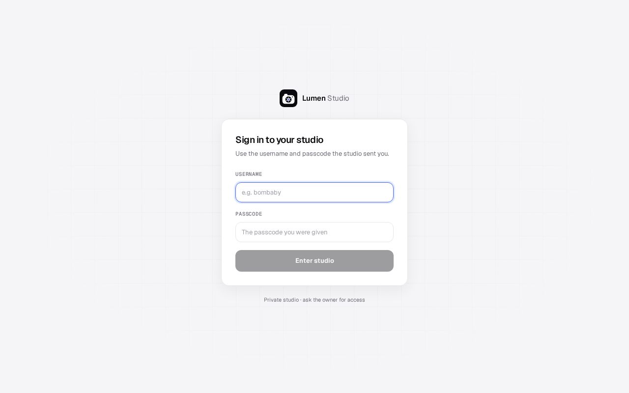Preview of Lumen Studio