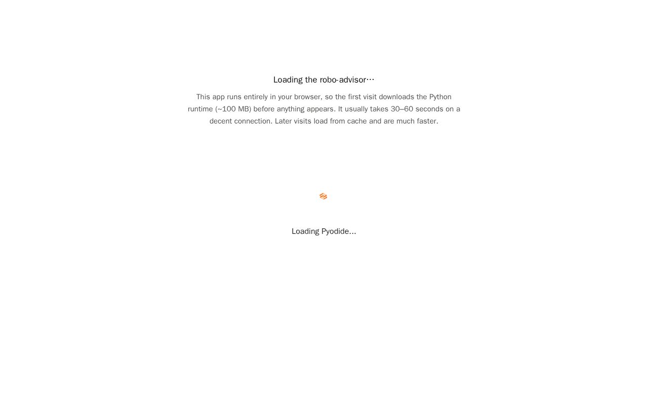 Preview of AI RoboAdvisor