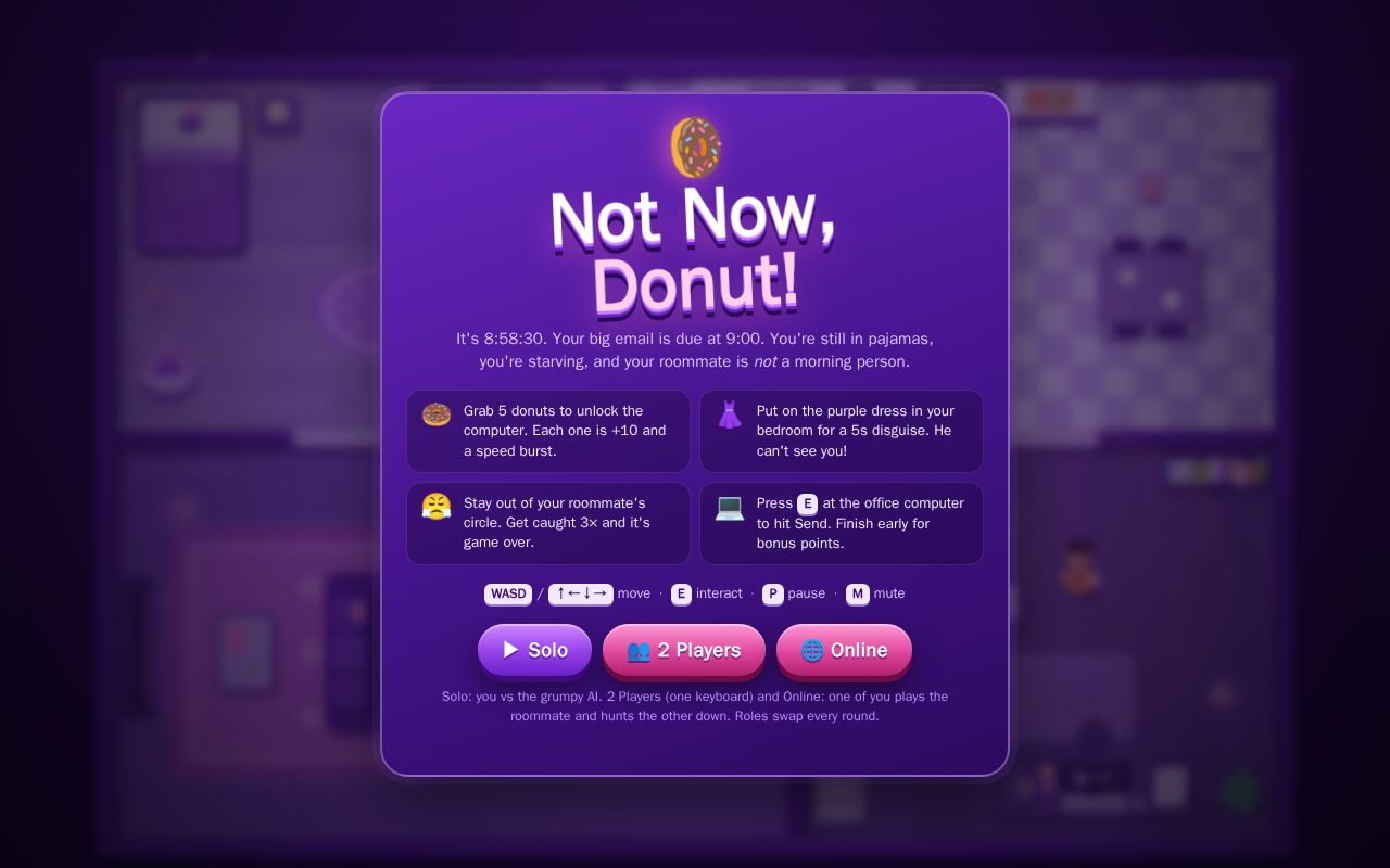 Preview of Not Now Donut