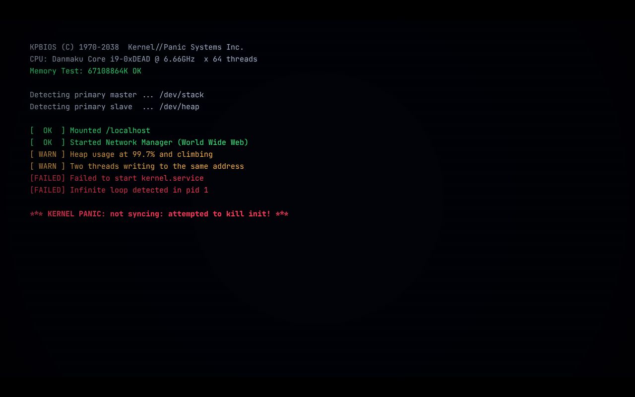 Preview of Kernel Panic