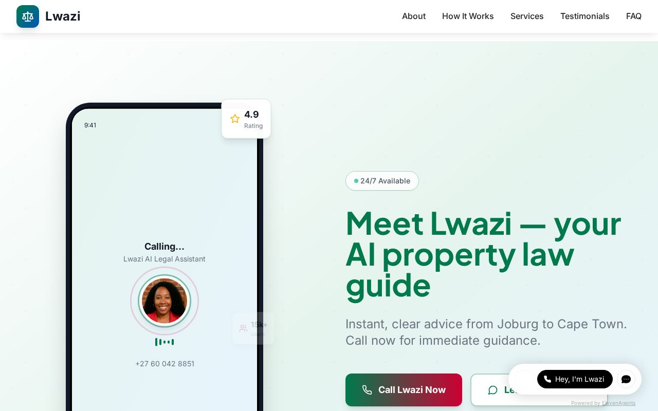 Preview of Lwazi - (Property Law) AI Legal Assistant