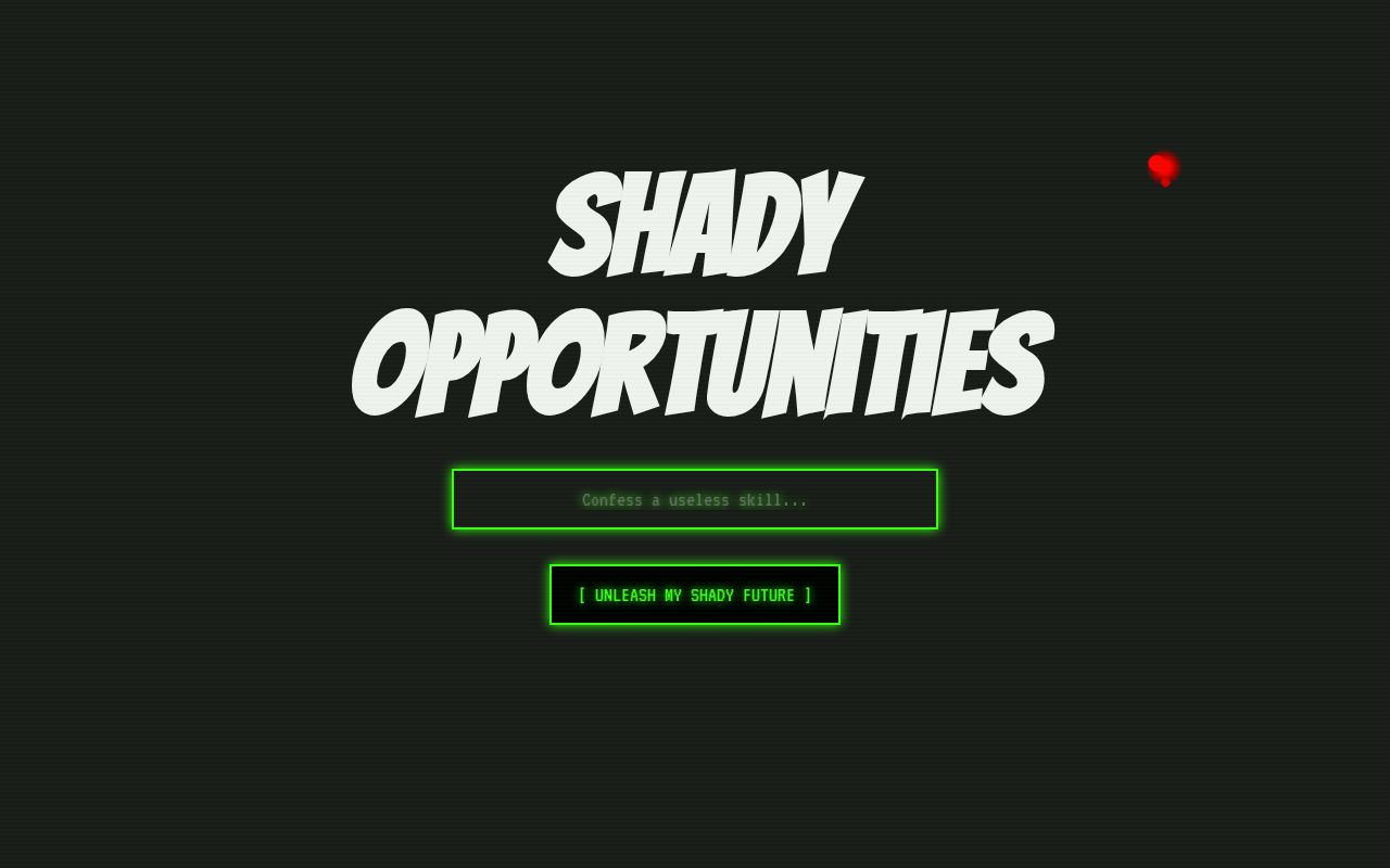 Preview of Shady Opportunities