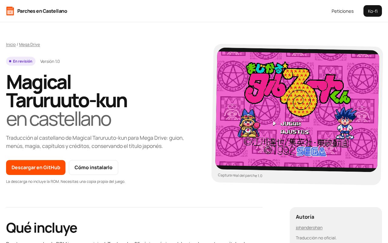 Preview of Magical Taruruuto Kun Traduccion Es