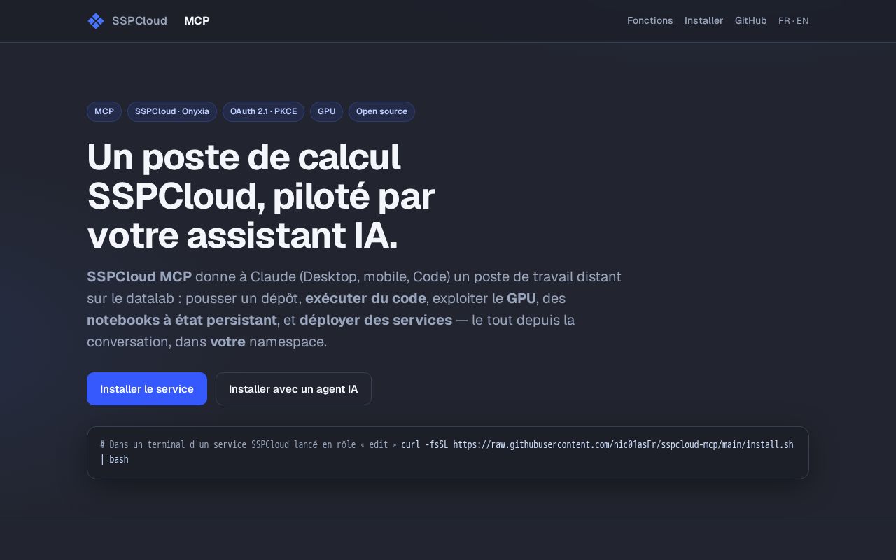 Preview of Sspcloud Mcp