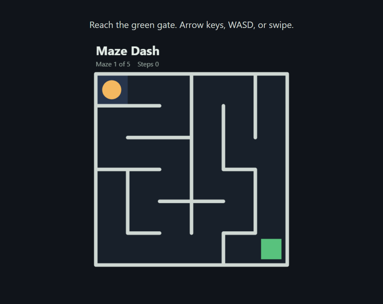 Preview of Maze Dash