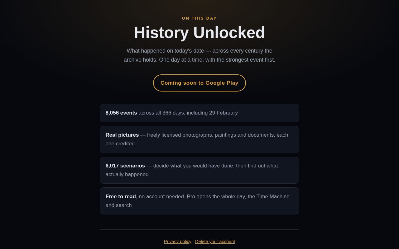 Preview of History Unlocked