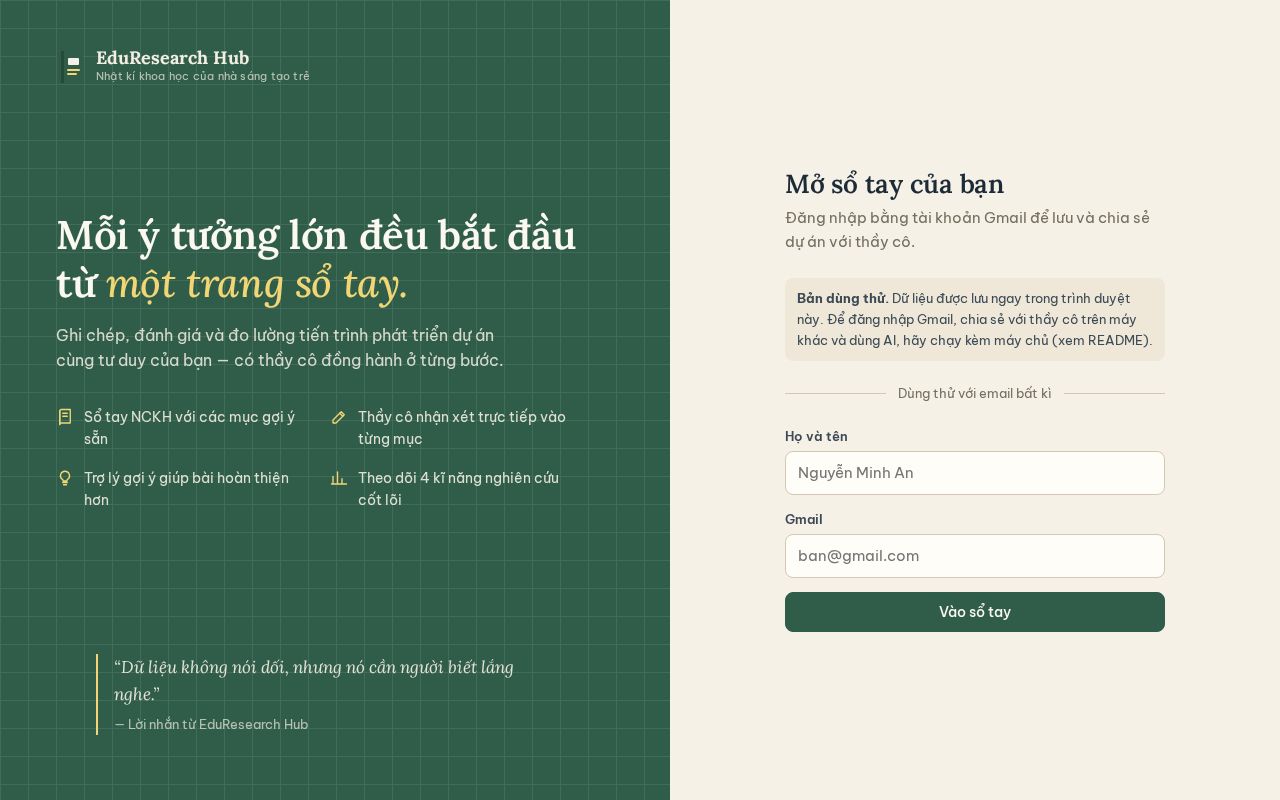 Preview of Eduresearch Hub