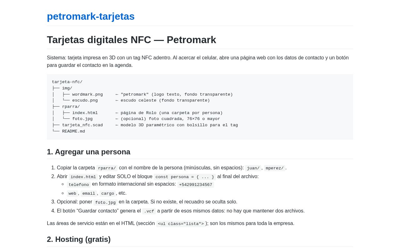 Preview of Petromark Tarjetas