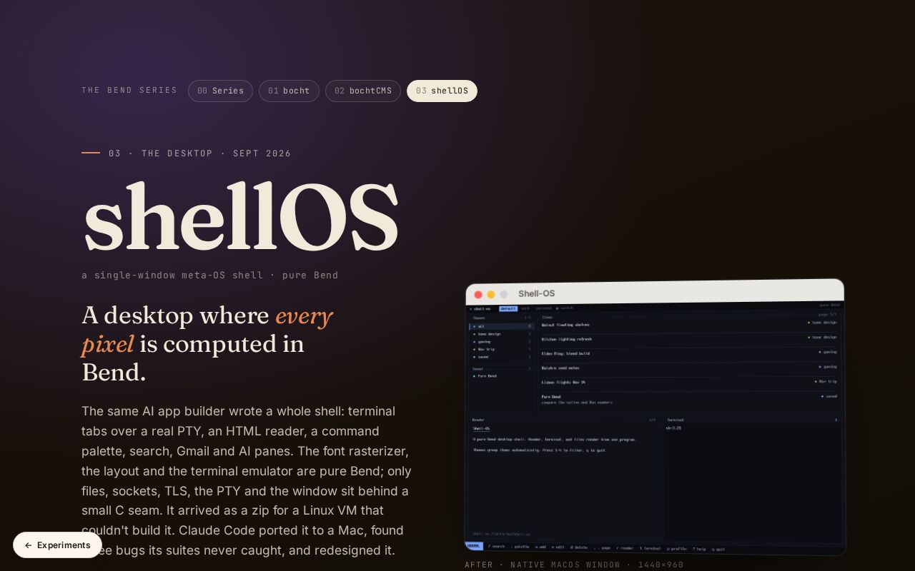 Preview of ShellOS