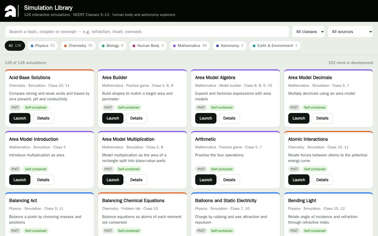 Preview of Simulation Library