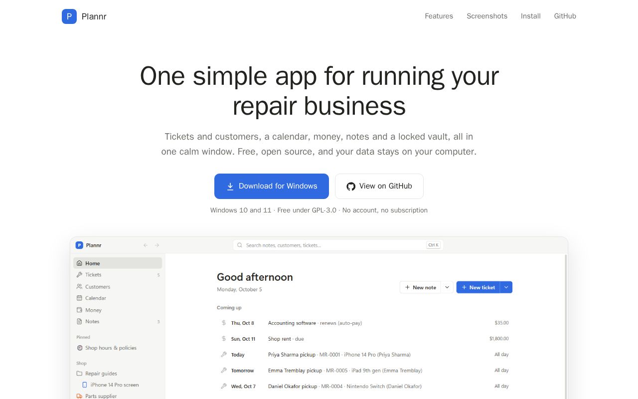 Preview of Plannr