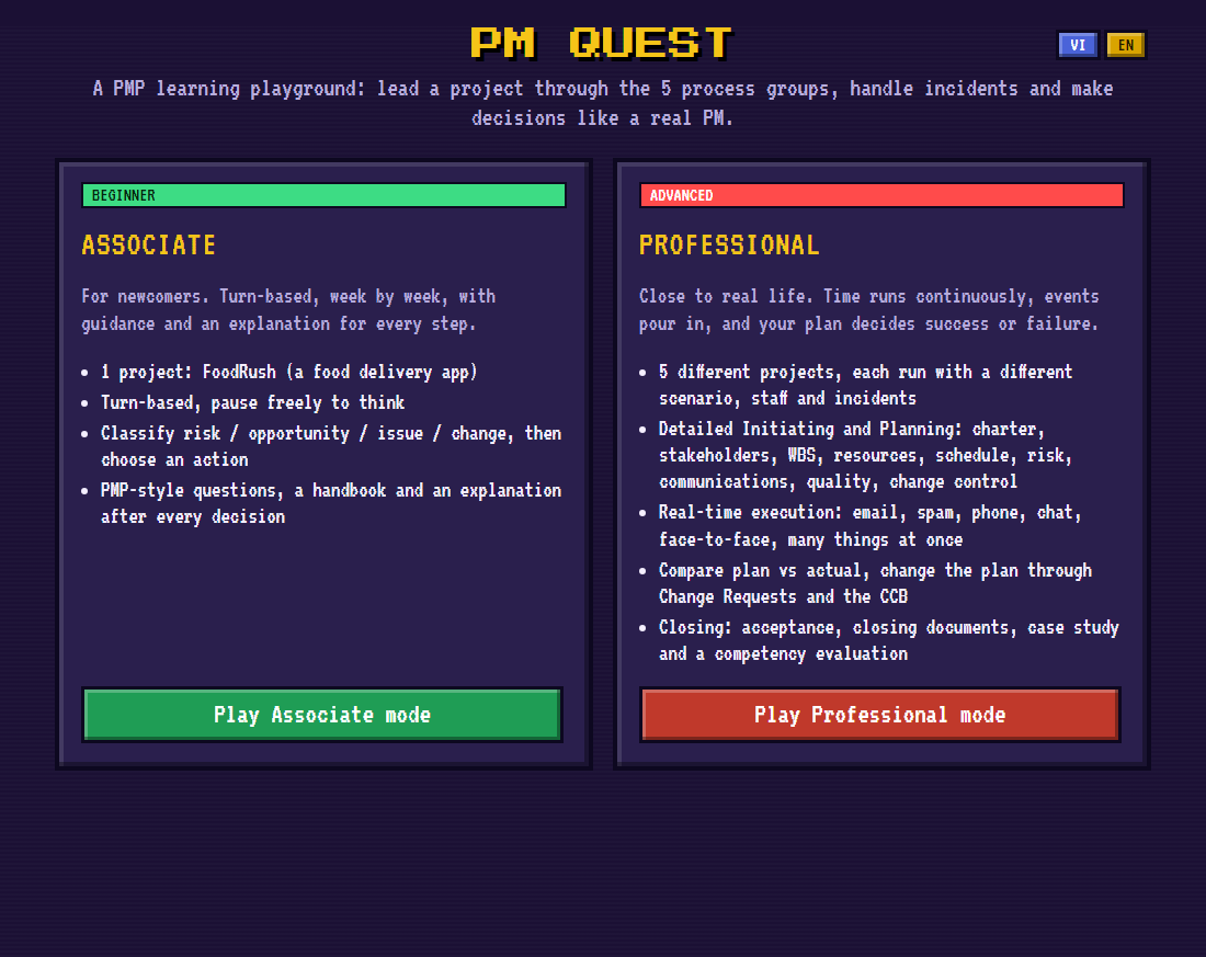 Preview of PM Quest