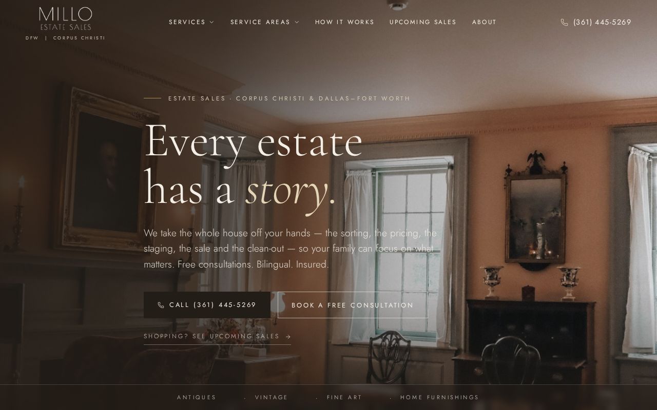 Preview of Millo Estate Sales