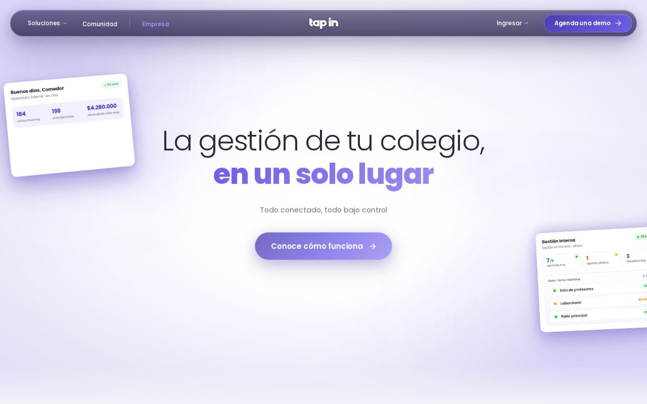 Preview of Tap In Landing Terminado