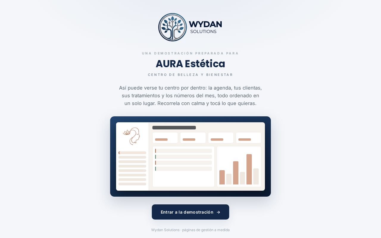 Preview of Demo Aura Estetica