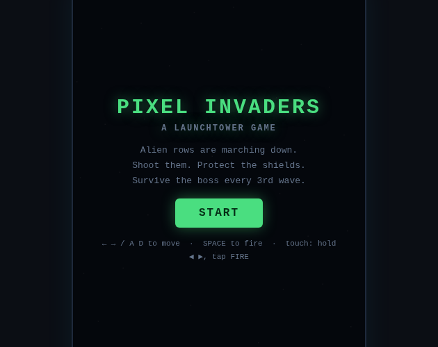 Preview of Pixel Invaders