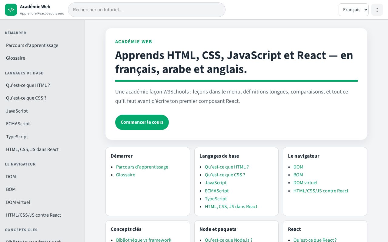 Preview of Intro React
