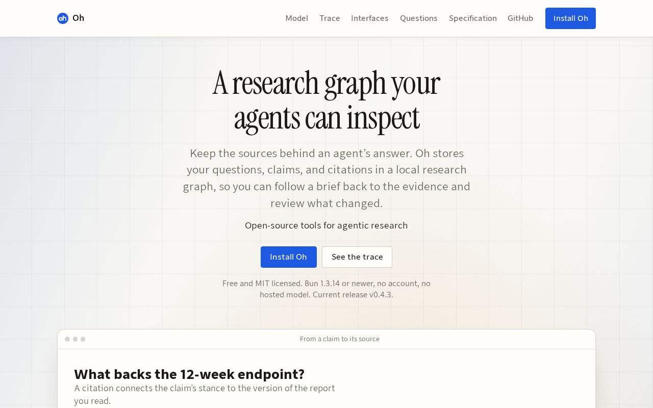 Preview of open-source tools for agentic research
