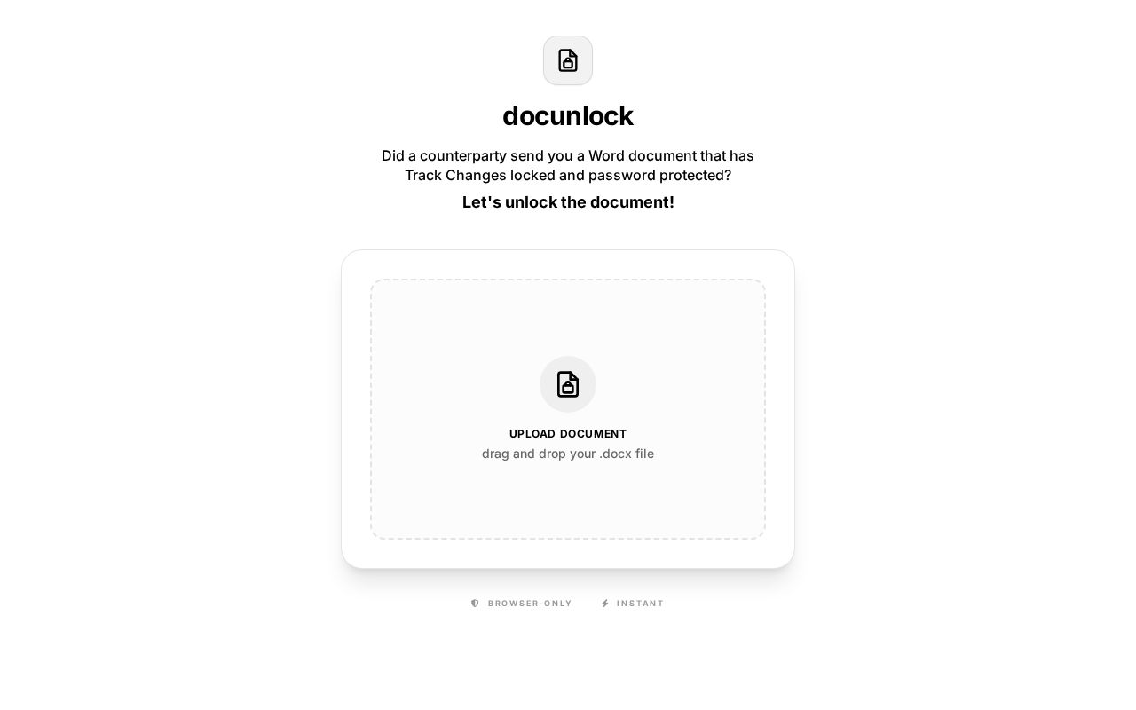 Preview of Docunlock