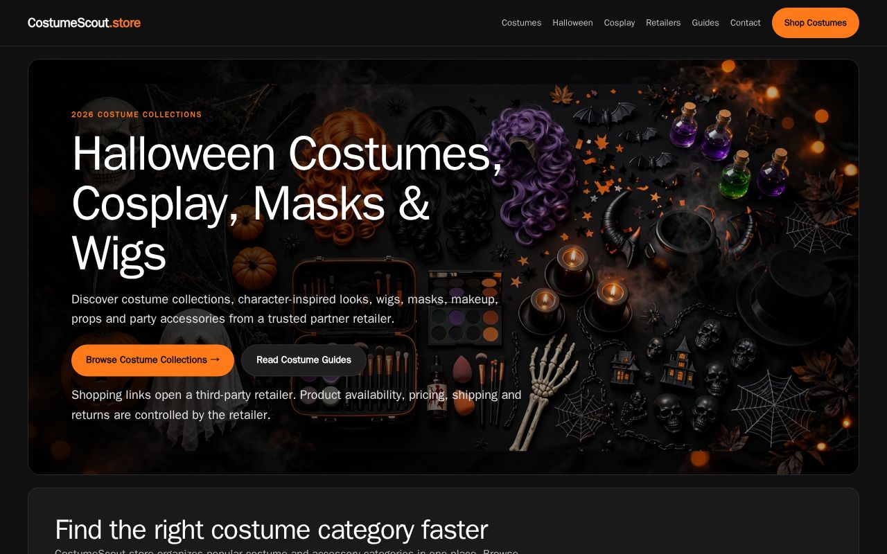 Preview of CostumeScout