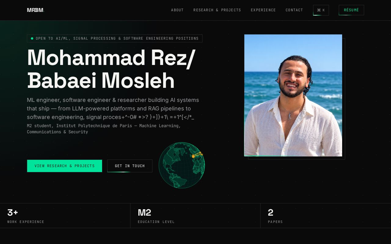Preview of Mohammadreza Babaeimosleh Github Io
