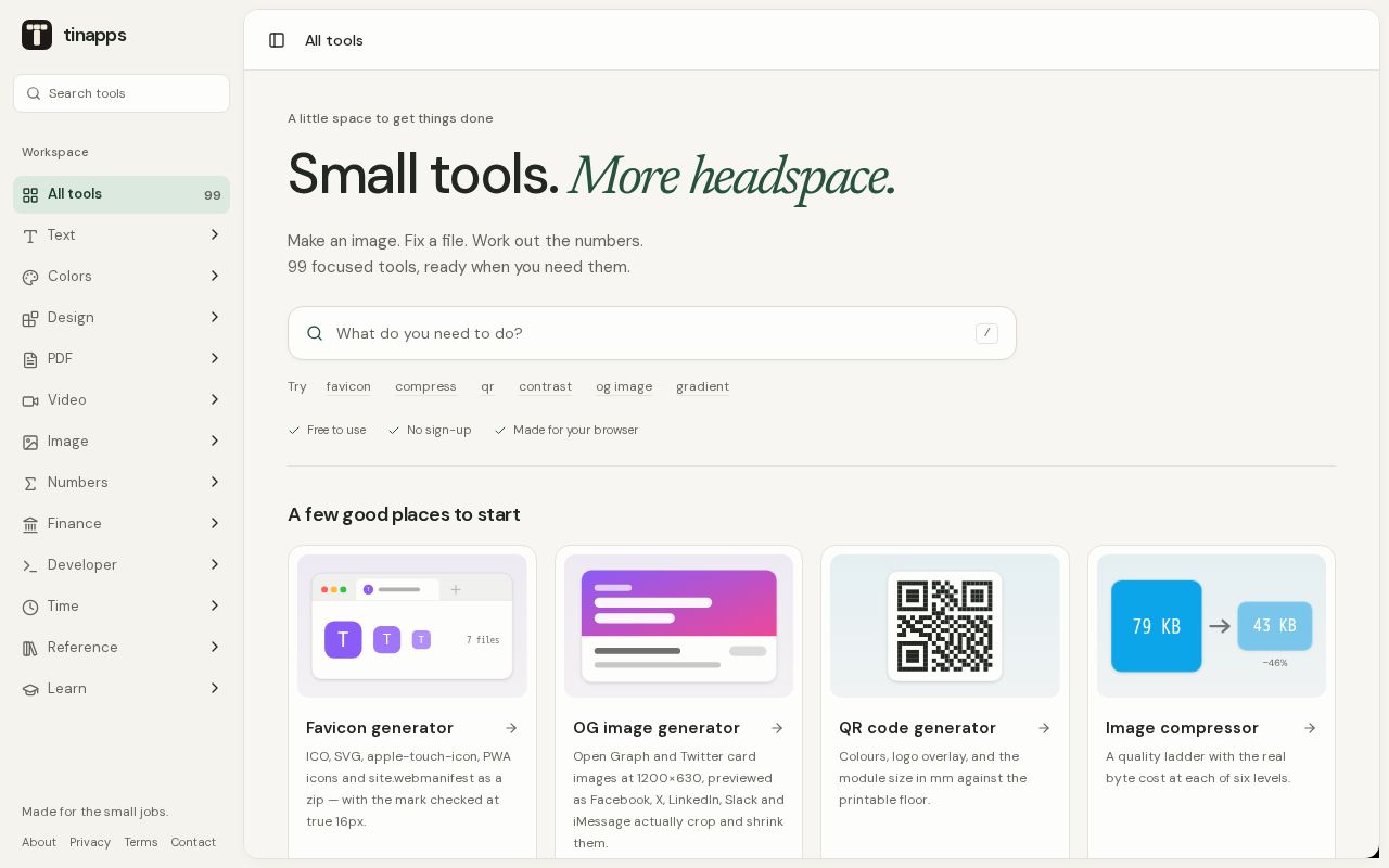 Preview of Tinapps