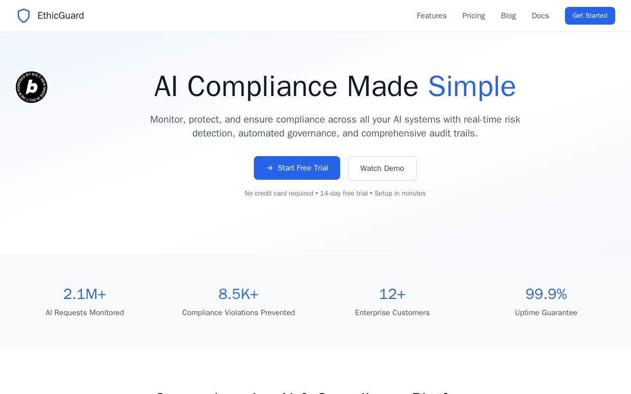Preview of EthicGuard