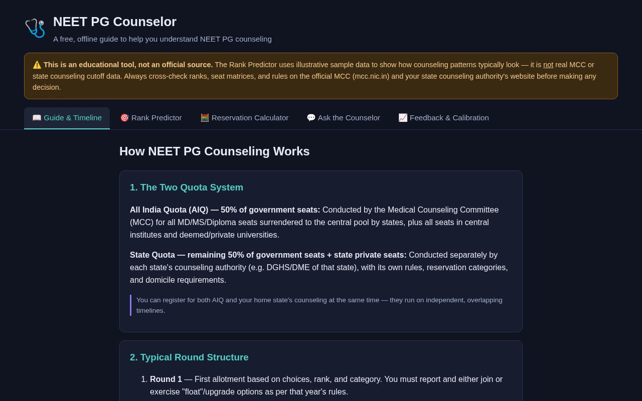 Preview of Neet Pg Counselor
