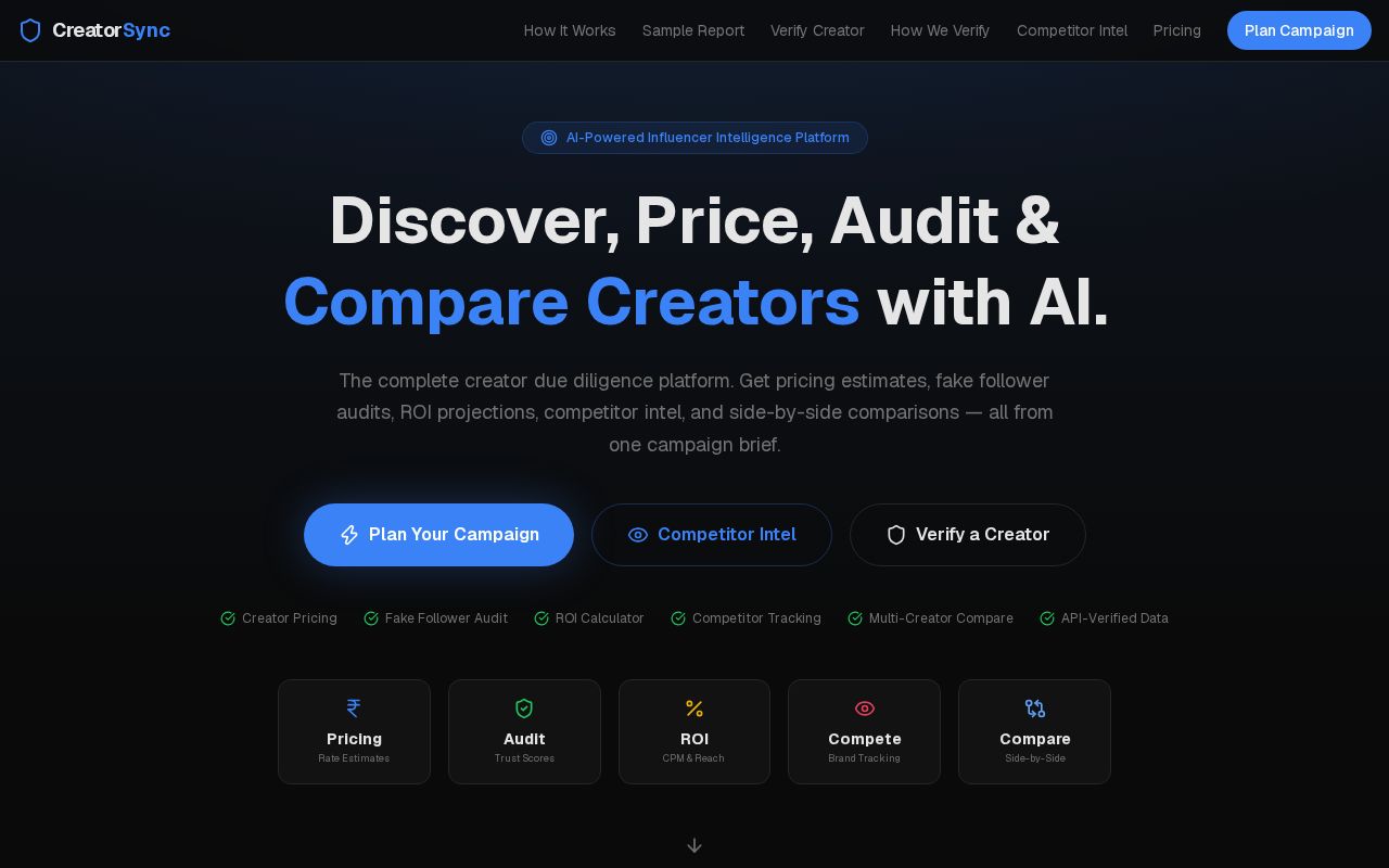 Preview of Creatorsync