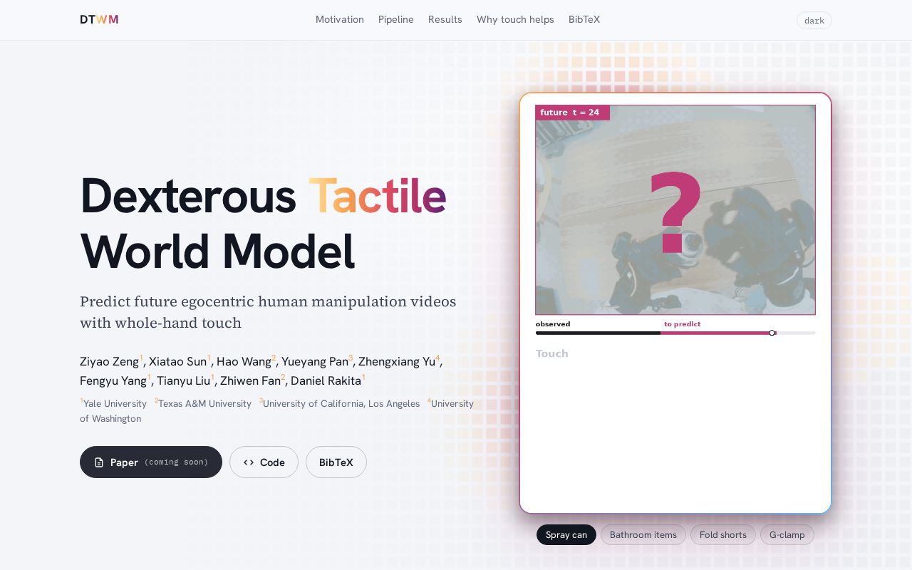 Preview of Dtwm Project Page