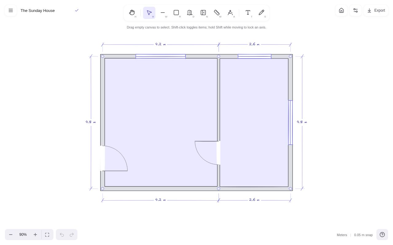 Preview of Homedraw Floorplan