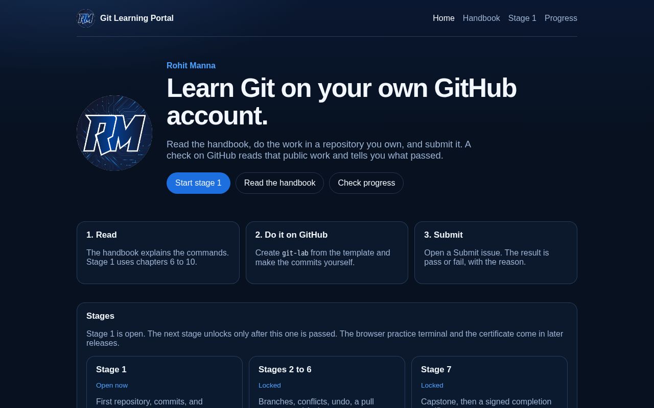 Preview of Rm Git Learning Portal