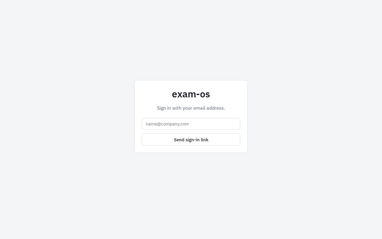 Preview of Exam tool