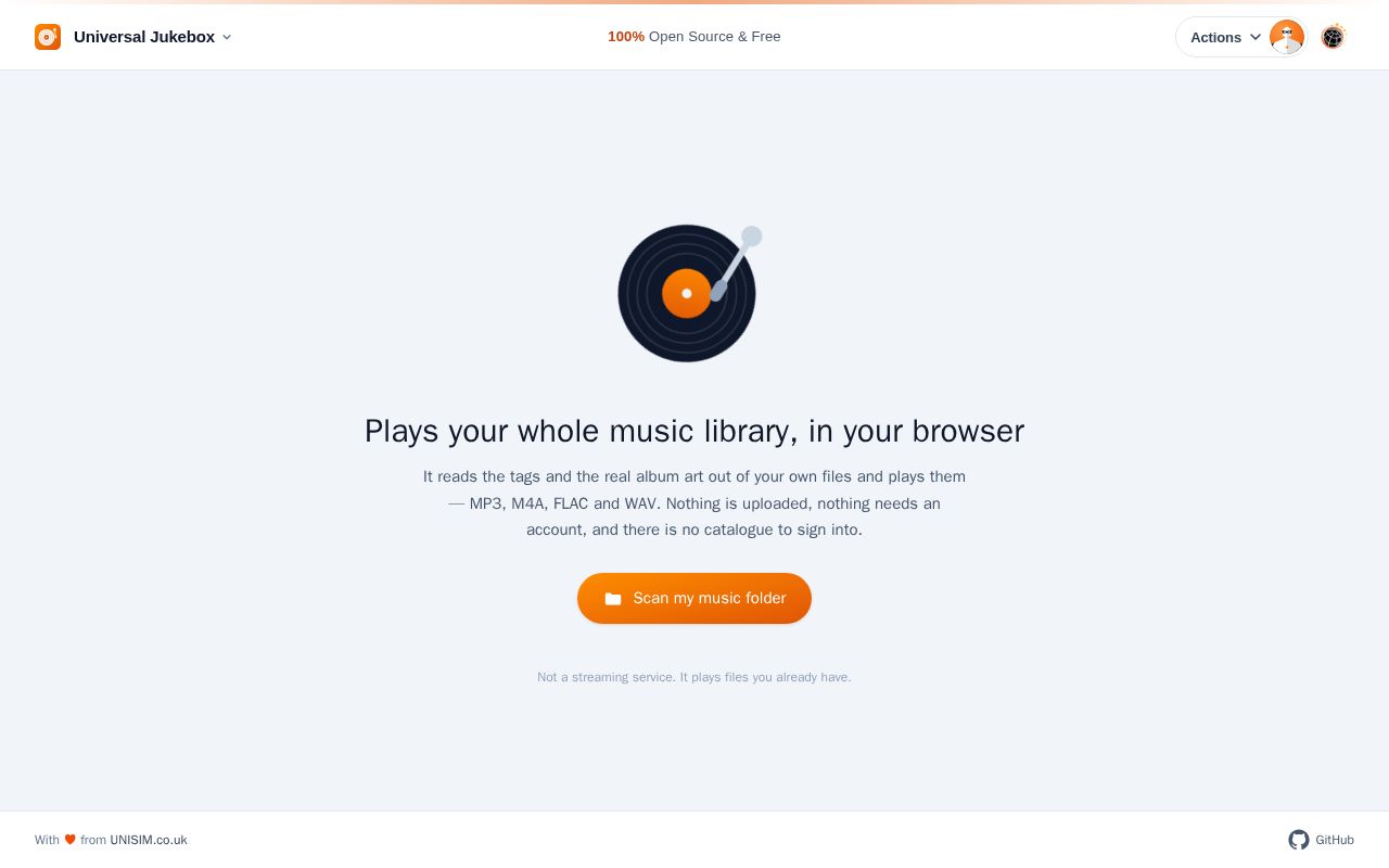 Preview of Universal Jukebox