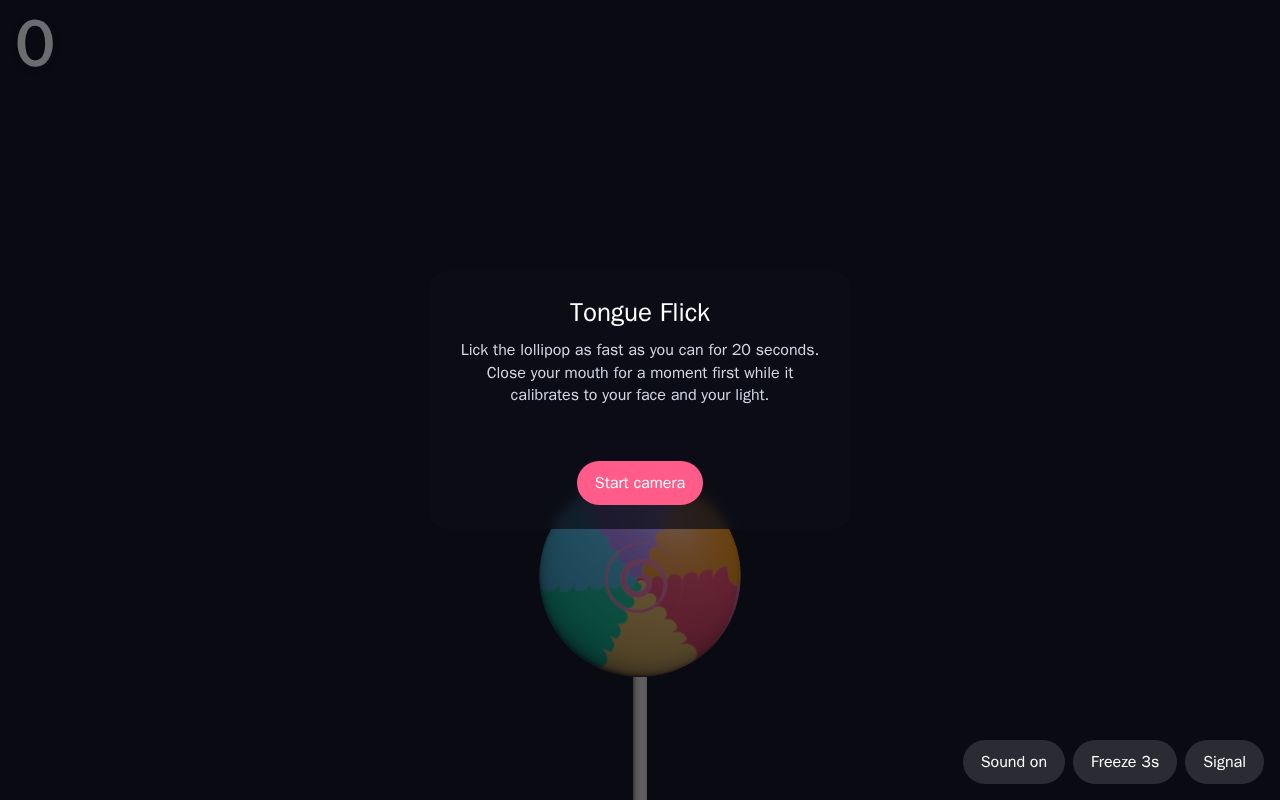 Preview of Tongue Flick Demo