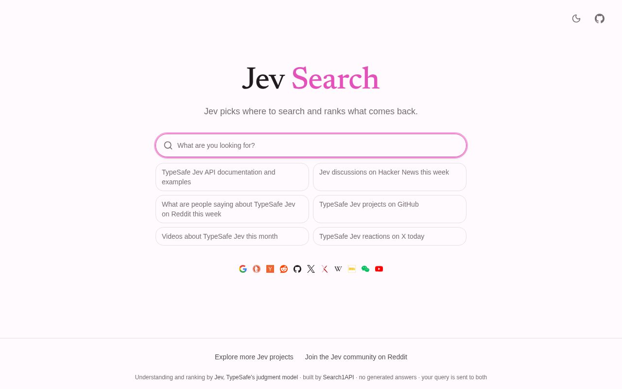 Preview of Jev Search