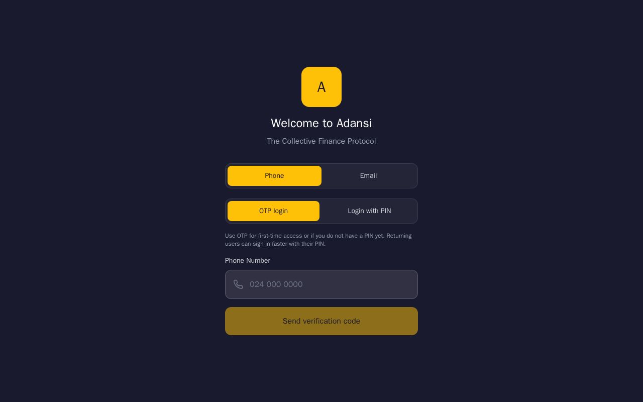 Preview of Adansi Fintech