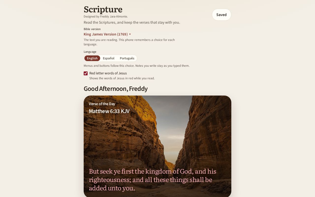 Preview of Bible Verse Tracker