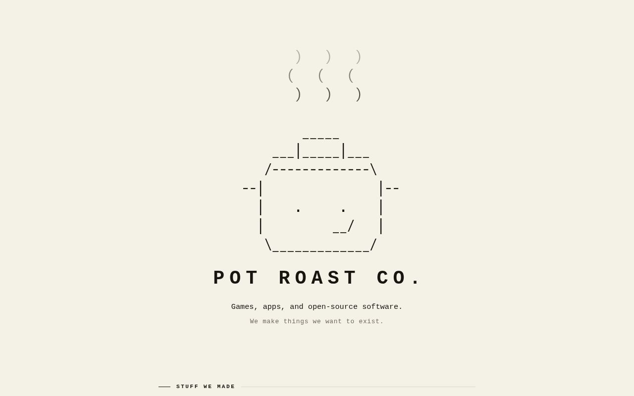 Preview of Pot Roast Site