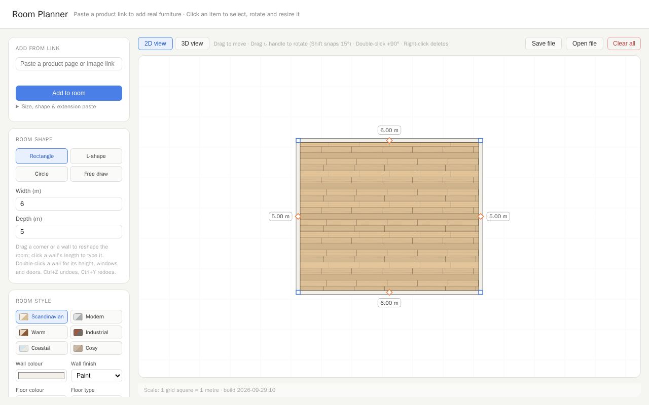 Preview of Room Planner