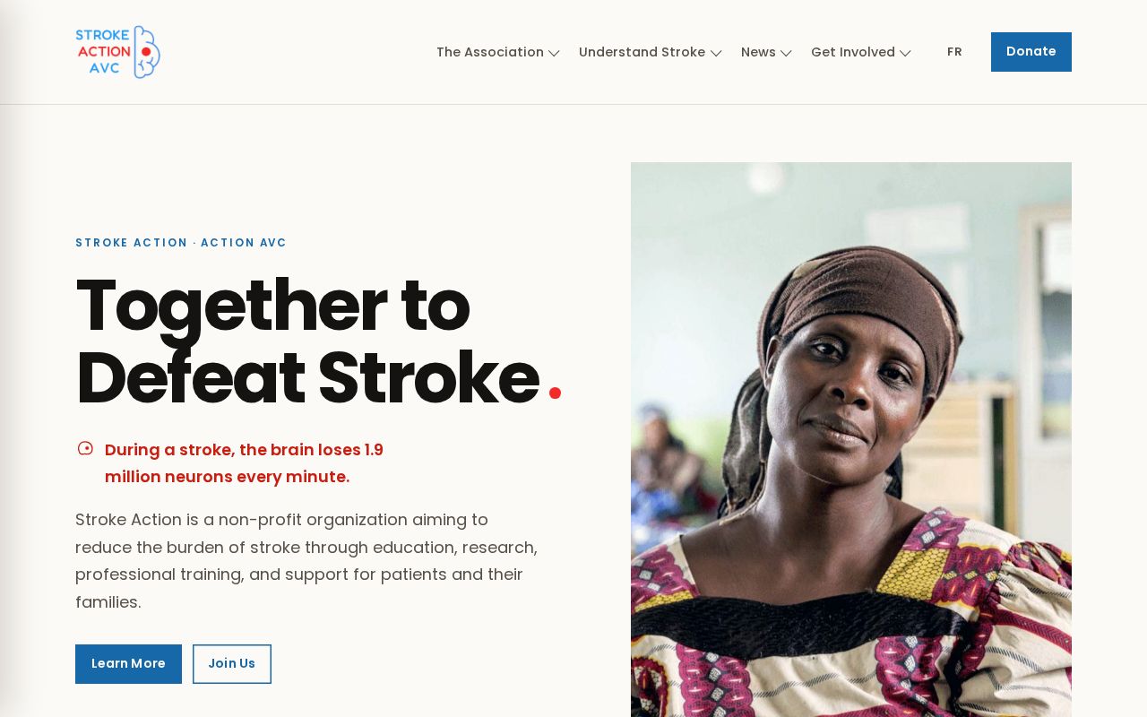 Preview of Stroke Action — site bilingue FR/EN (Next.js 16)