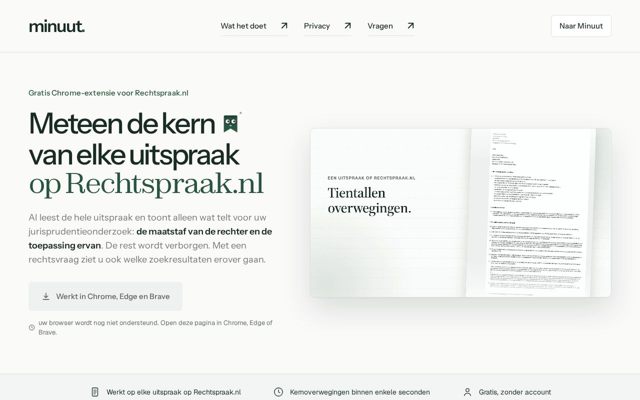 Preview of Minuut Leeswijzer Extension