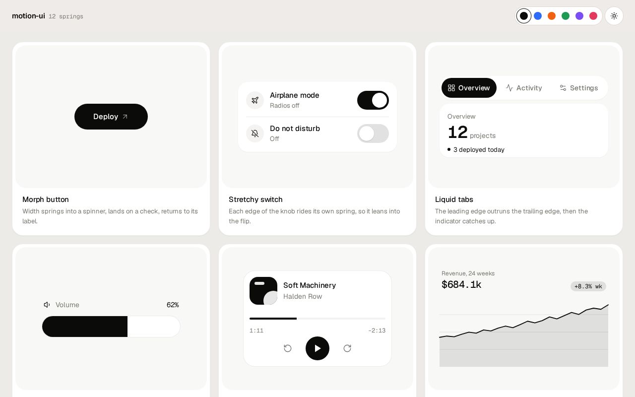 Preview of Motion Ui