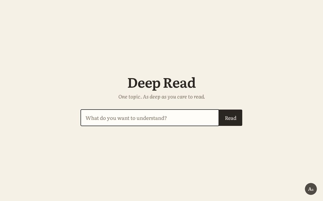 Preview of Deep Read