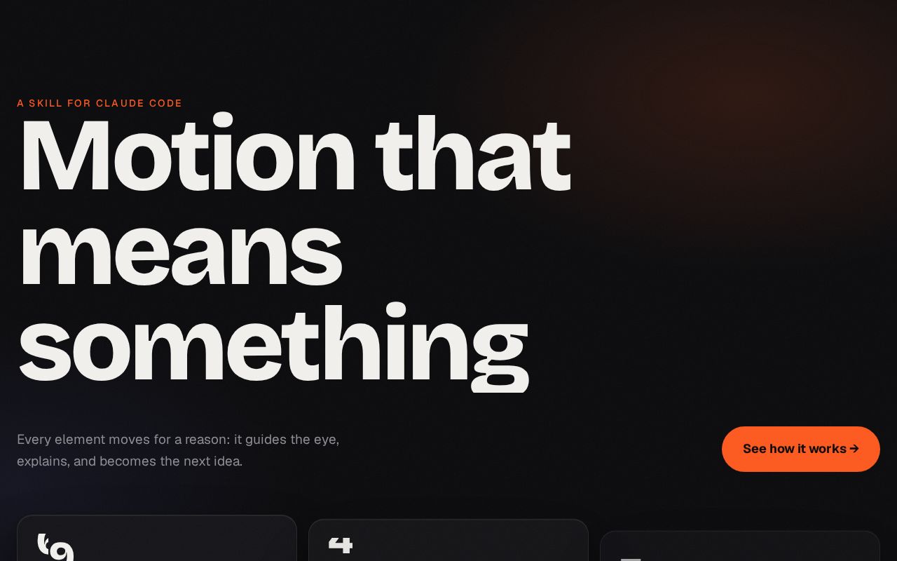 Preview of Motion Site