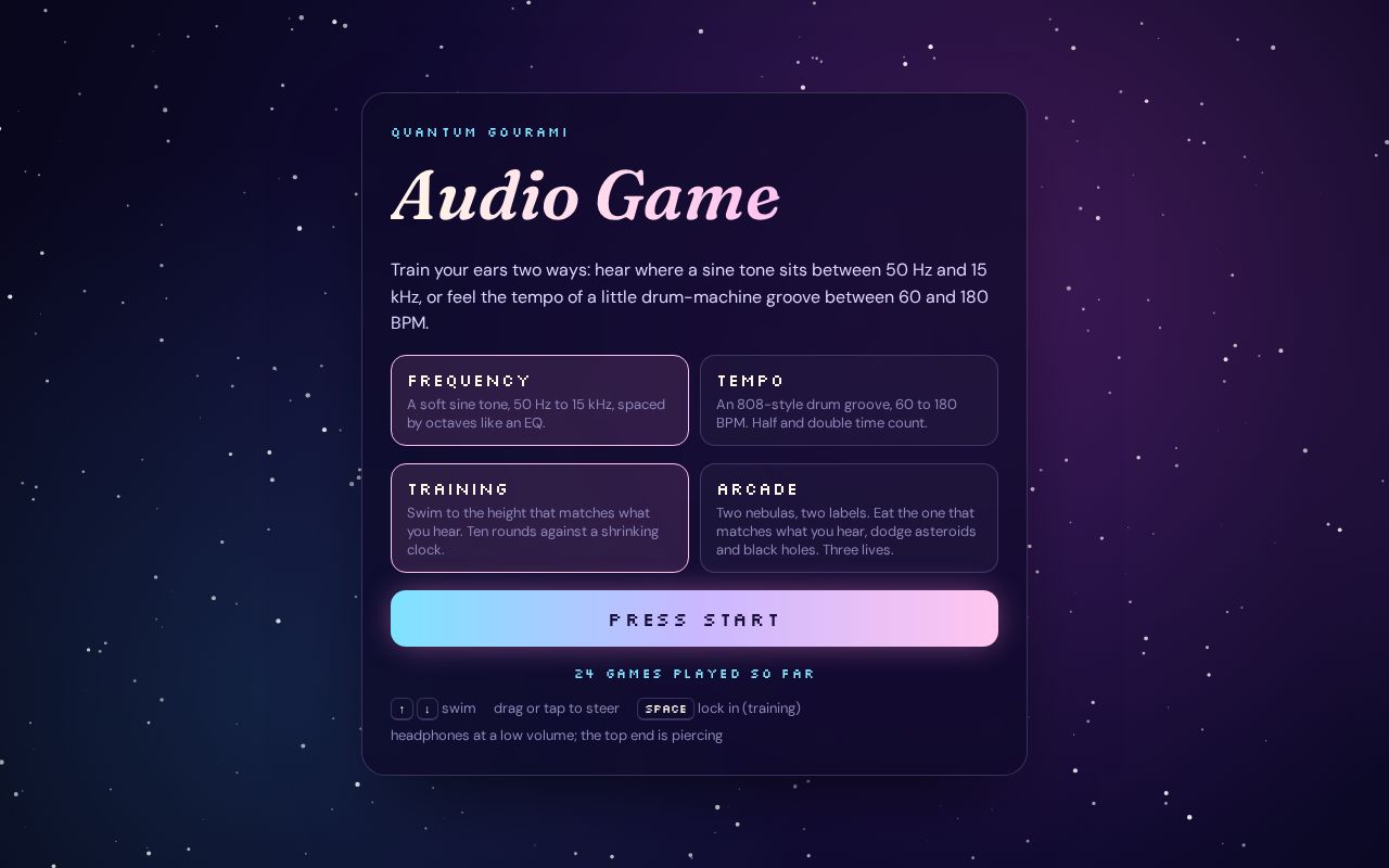 Preview of Quantum Gourami Games
