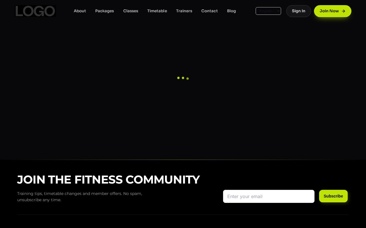 Preview of GymPilot Frontend